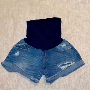 Maternity Jean shorts